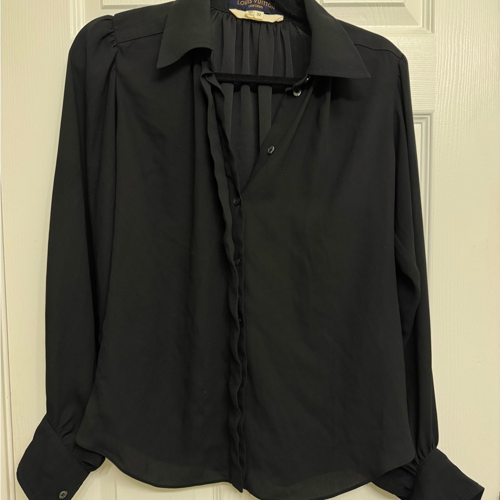 Louis Vuitton Classic Black Uniform Shirt